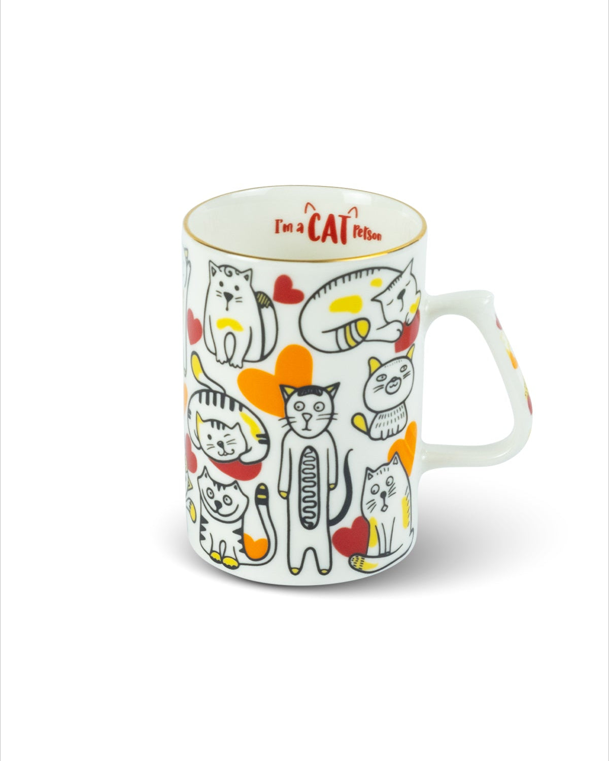 Kedi İnsanıyım Porselen Kupa