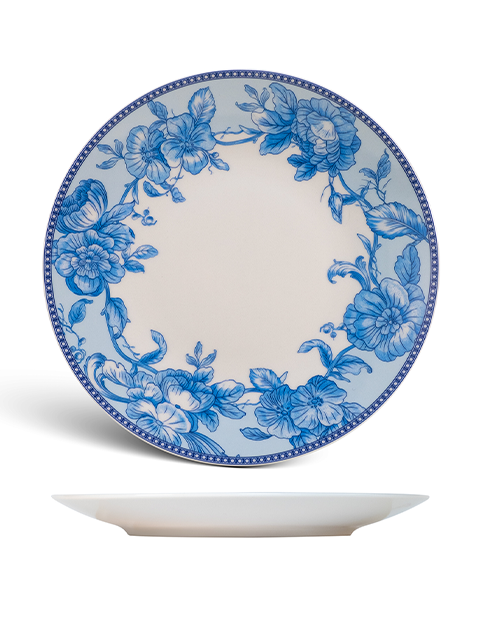 Royal Blue Porselen Servis Tabağı