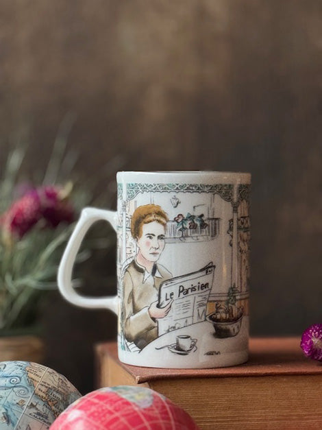 Simone de Beauvoir Porselen Kupa