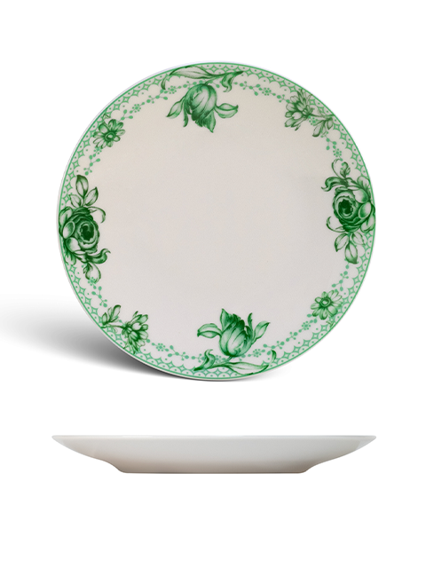 Mint Garden Porselen Pasta Tabağı