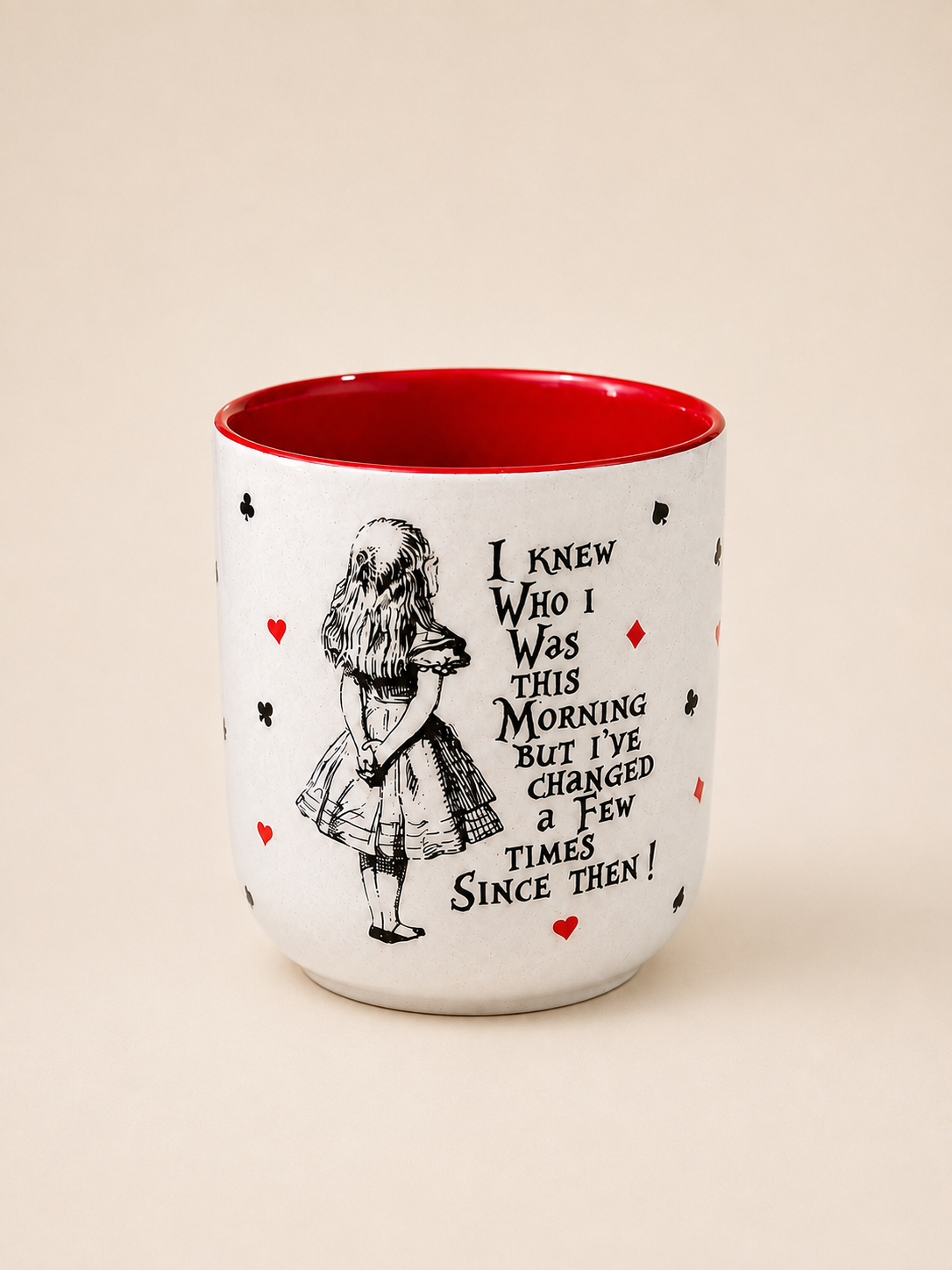 Alice in Wonderland Seramik Kulpsuz Kupa (Alice)