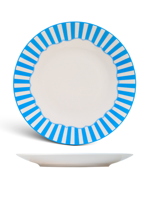 Azure Porselen Servis Tabağı