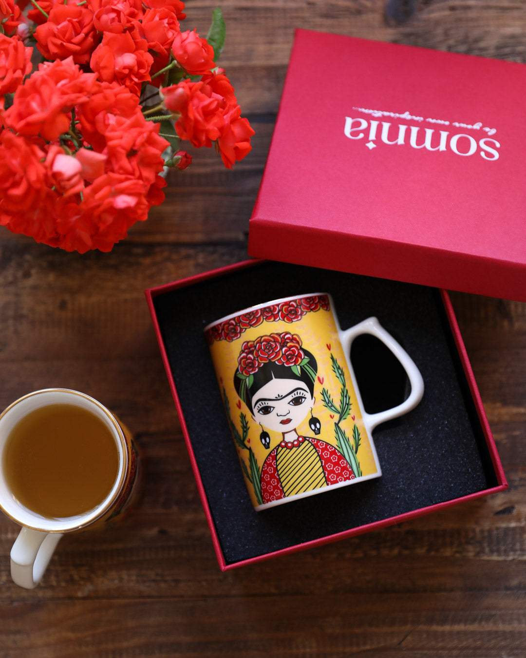Frida Kahlo Porselen Kupa
