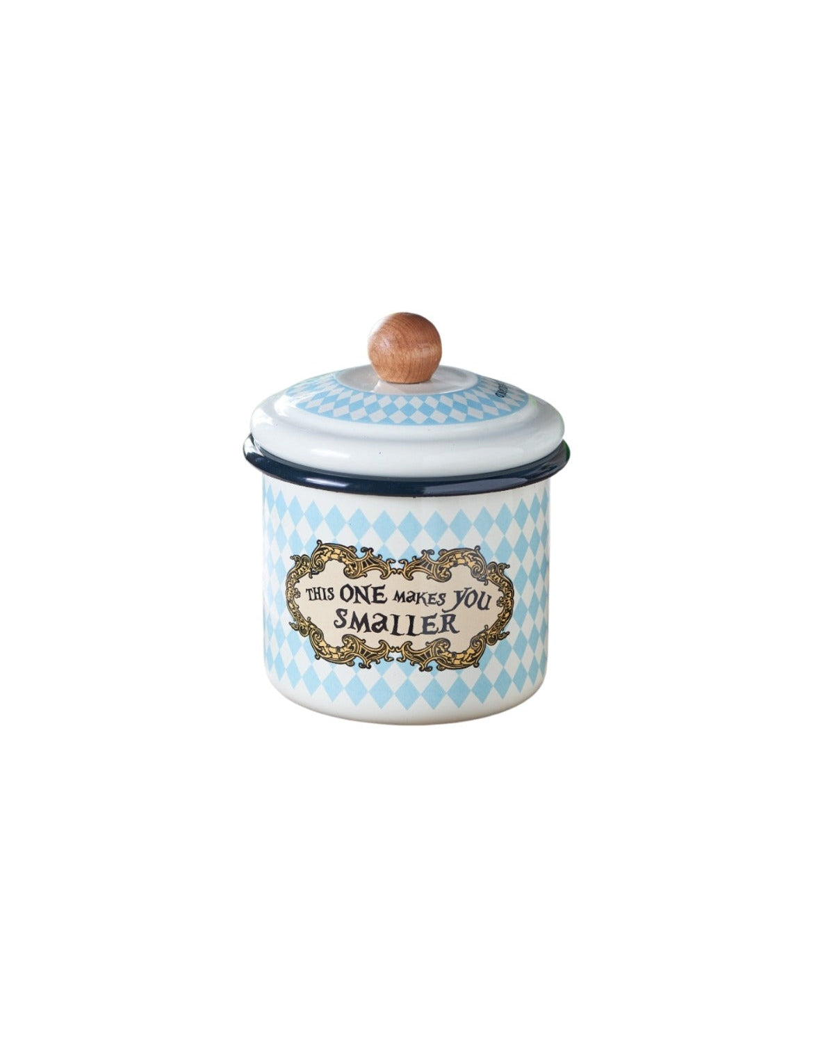 Alice Harikalar Diyarında Emaye Küçük Boy Kavanoz