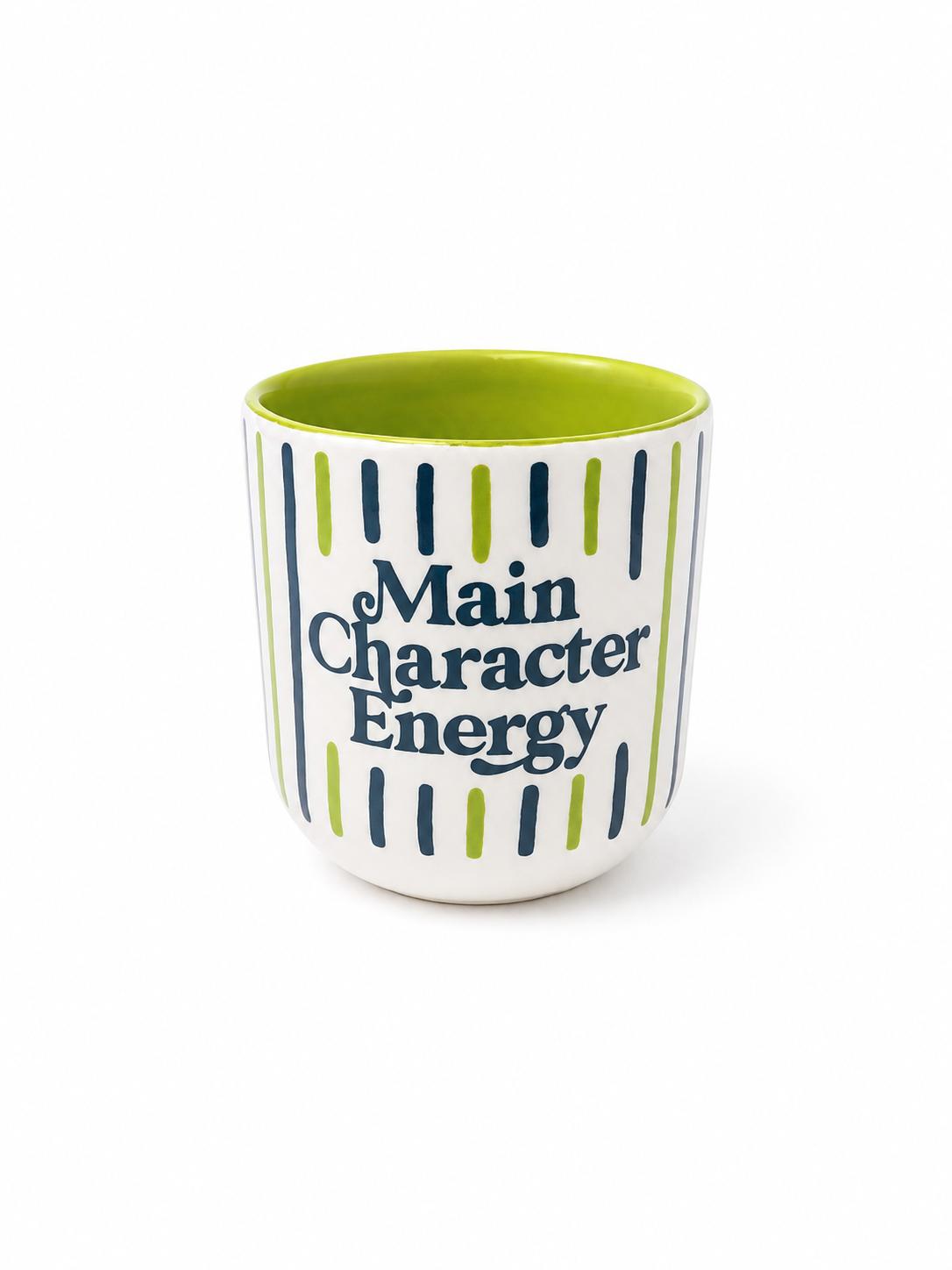 Main Character Energy Kulpsuz Americano Fincanı (Seramik)