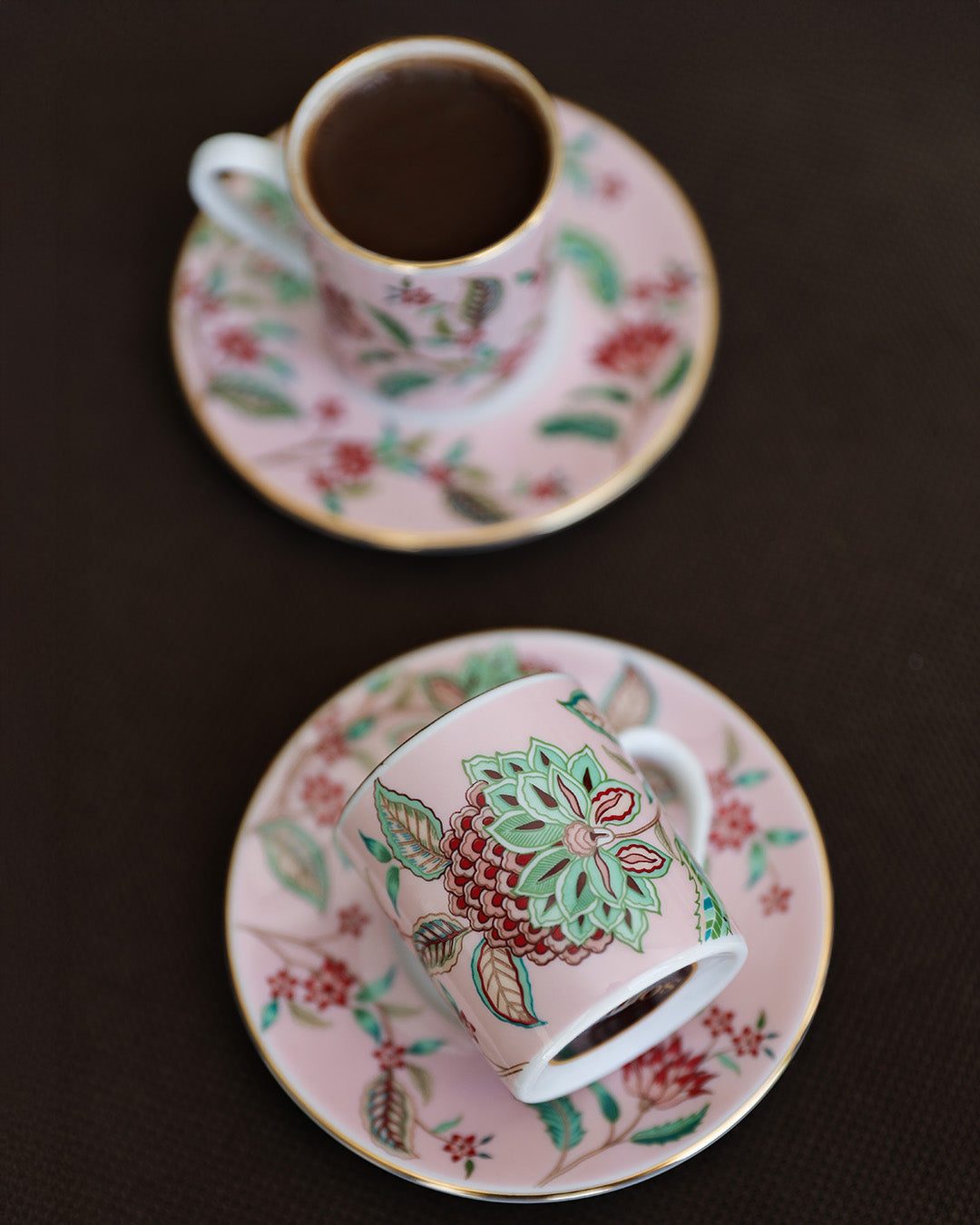 Flora (Pink) Coffee Cup (Set of 2)