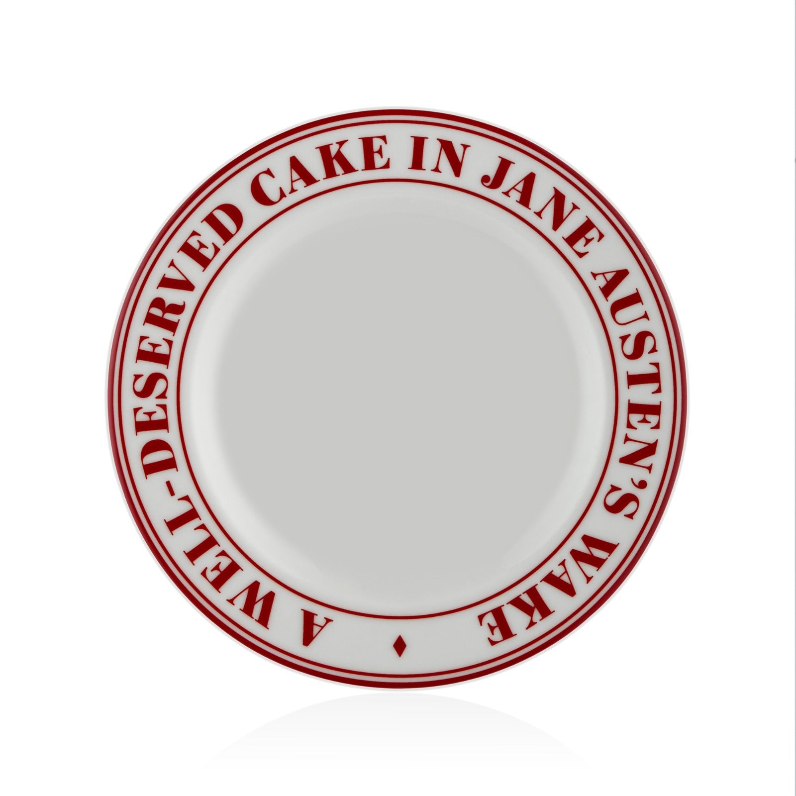 Heritage Koleksiyon 6'lı Kırmızı Porselen Pasta Tabak Seti