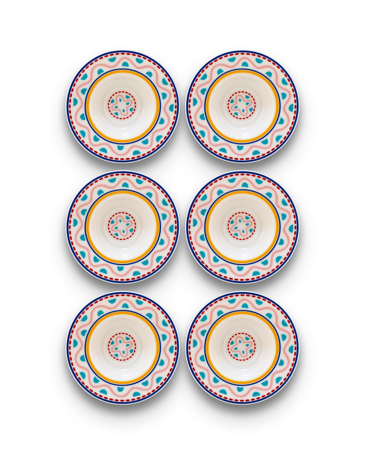 Solfest Porselen Çay Tabağı (Altılı Set)