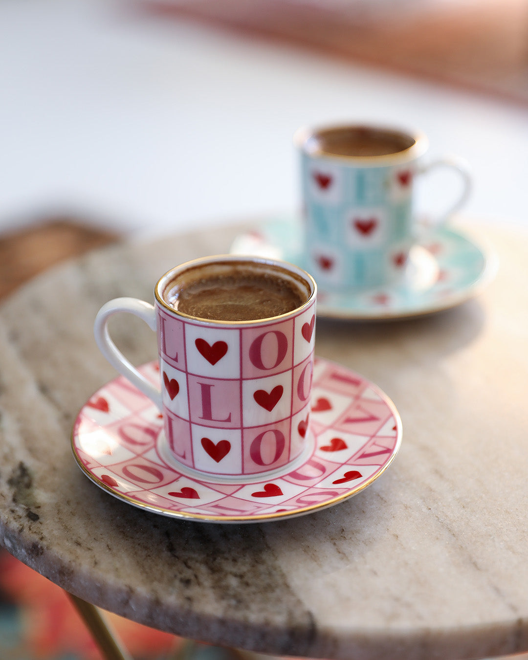 Amour Couple Kahve Fincanı (2'li Set)