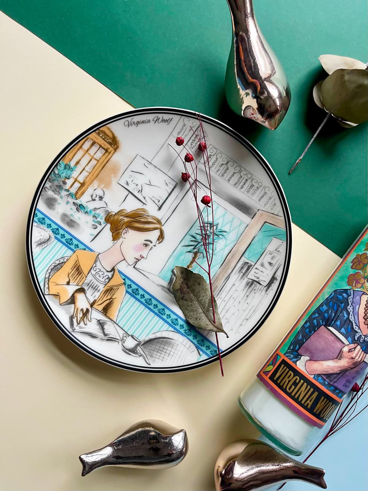 Virginia Woolf Plate