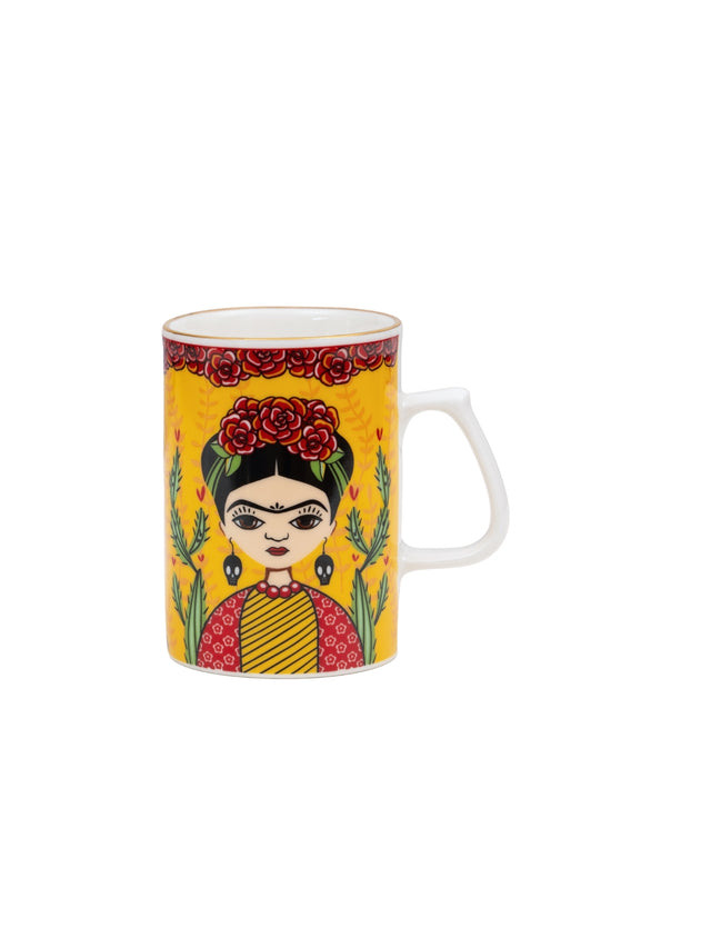 Frida Kahlo Porselen Kupa