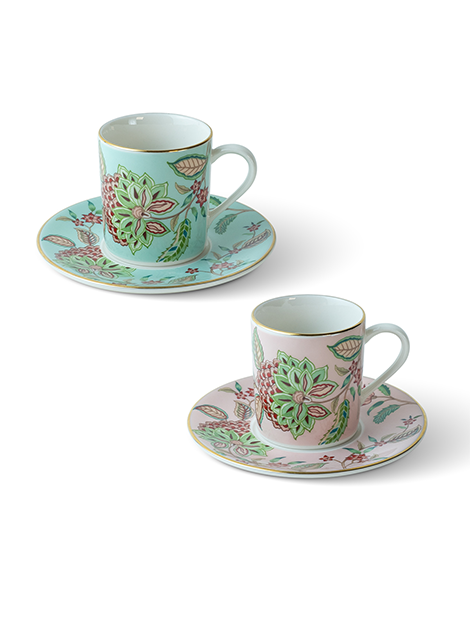 Flora Couple Coffee Cup (Set of 2)
