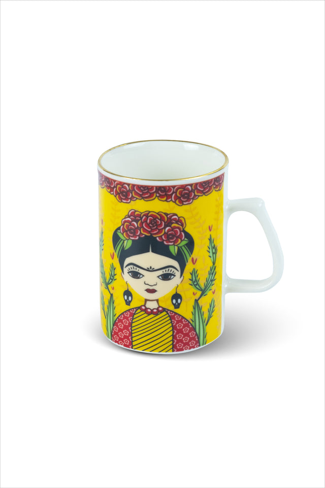 Frida Kahlo Porselen Kupa