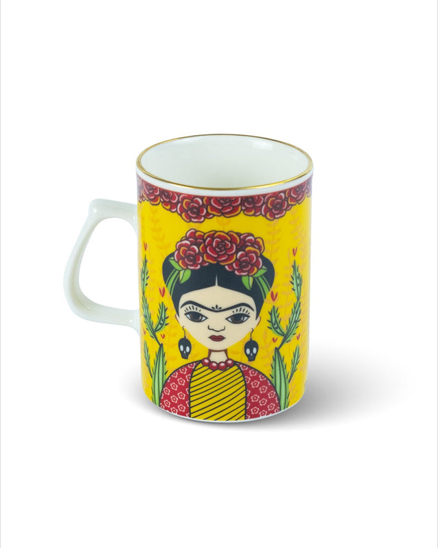 Frida Kahlo Porselen Kupa