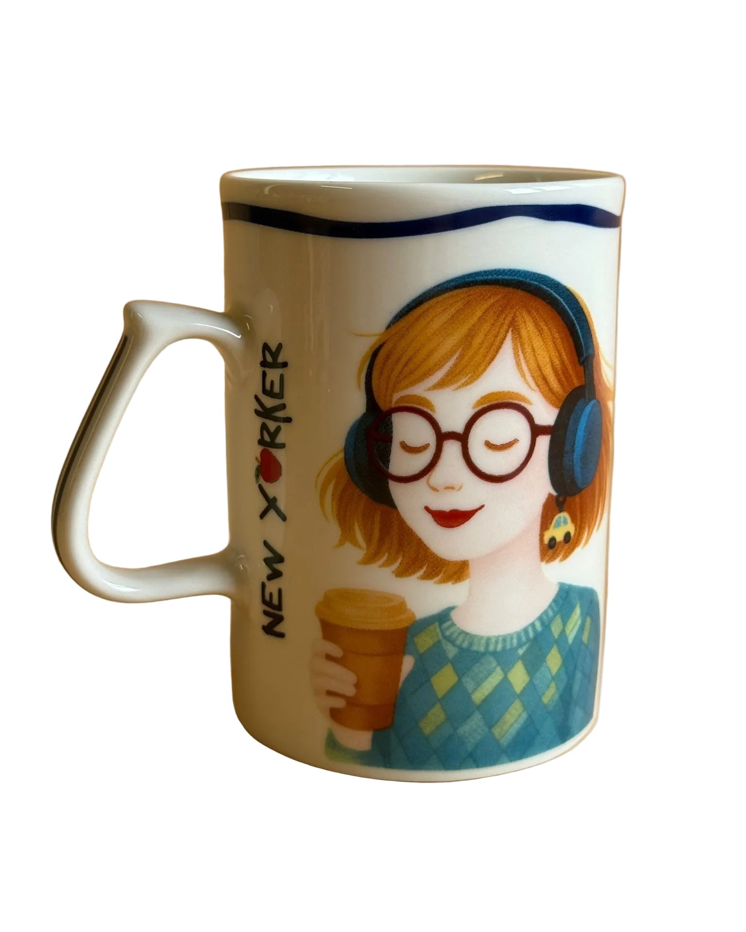 New Yorker Porselen Kupa