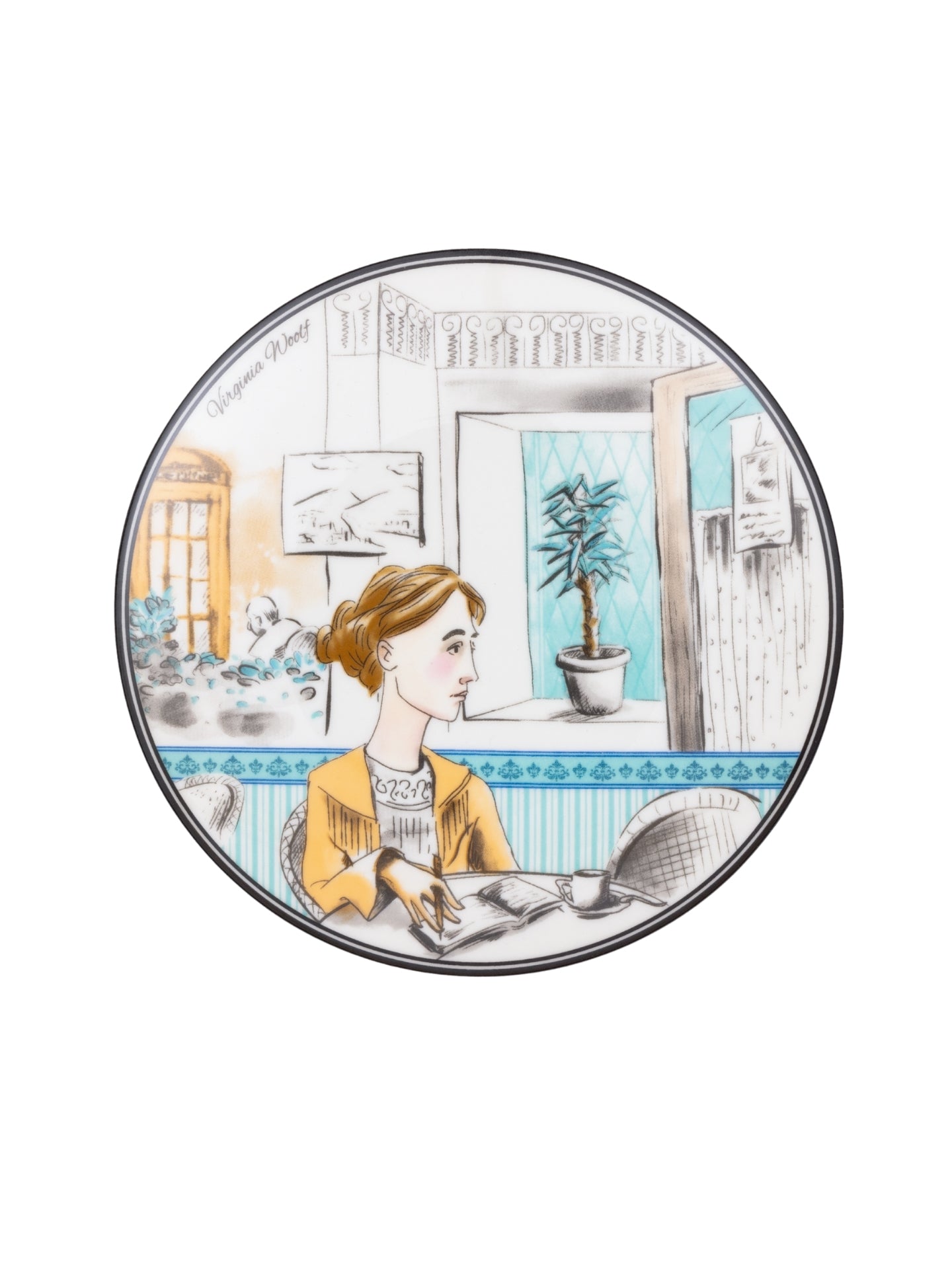 Virginia Woolf Porselen Pasta Tabağı