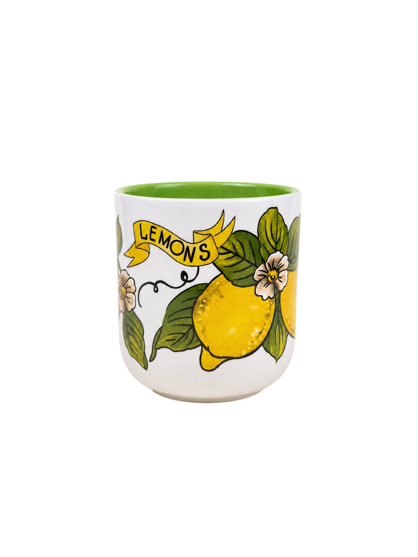 Amalfi Citrus Kulpsuz Kahve Fincanı (Seramik)