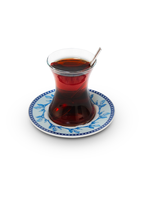 Royal Blue Çay Tabağı (Altılı Set)