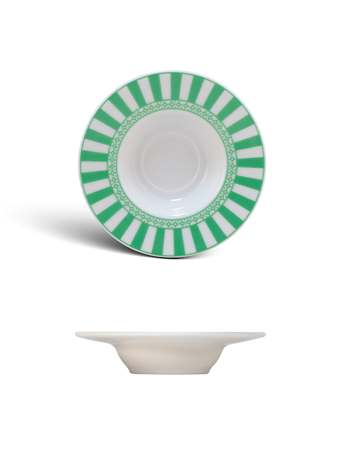 Mint Garden Tea Plate