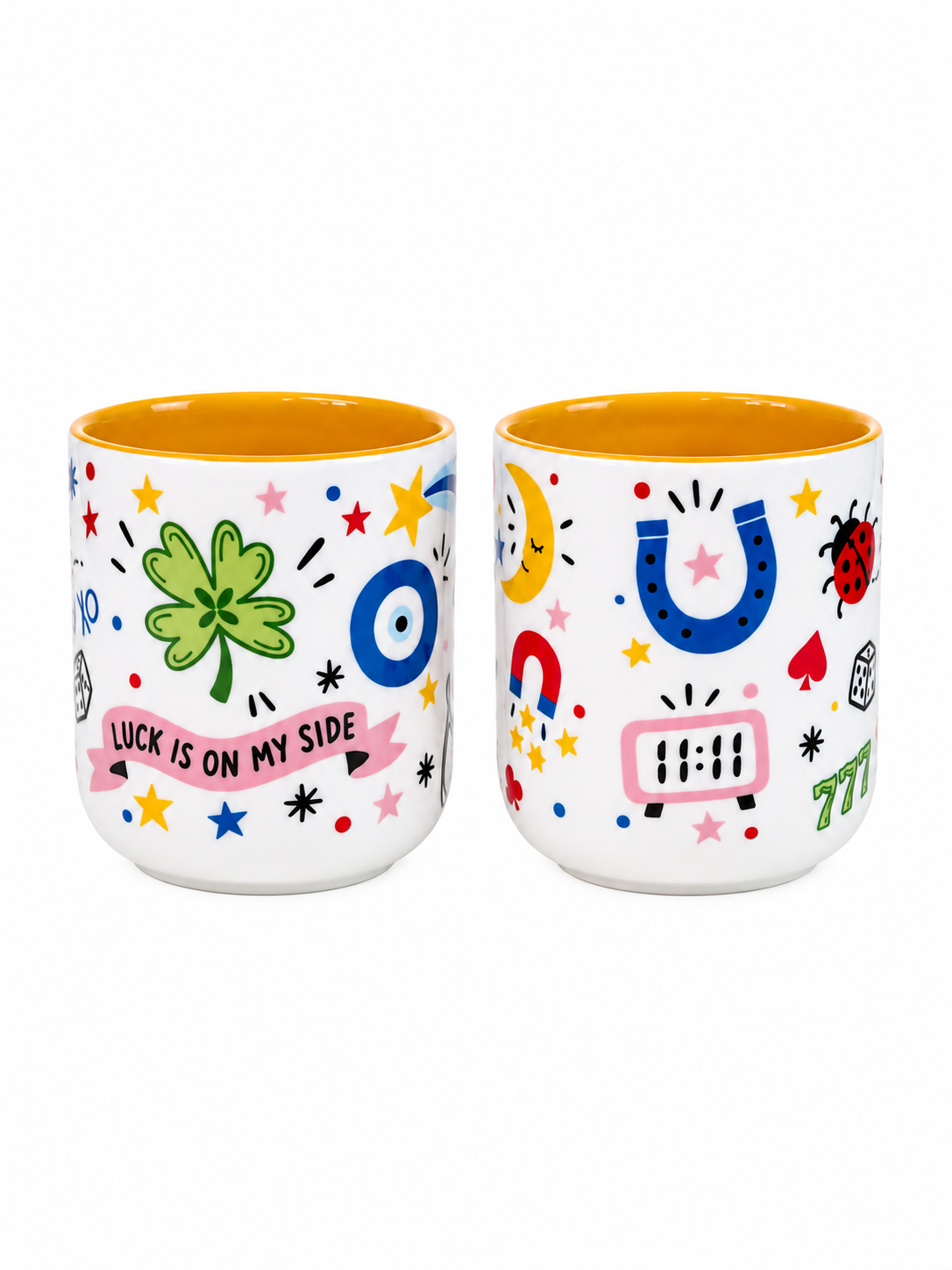 Lucky You Tekli Kulpsuz Americano Fincanı (Seramik)
