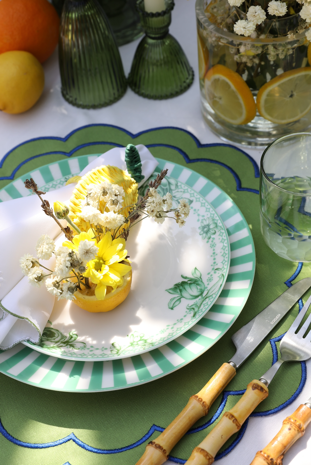 Mint Garden Koleksiyon Porselen Yemek Seti