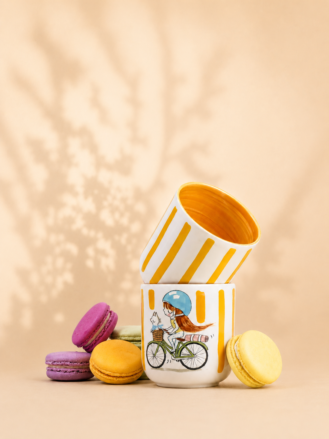 Cafe Joy Collection-BREEZE Kulpsuz Amerikano Kahve Fincanı ( Seramik)