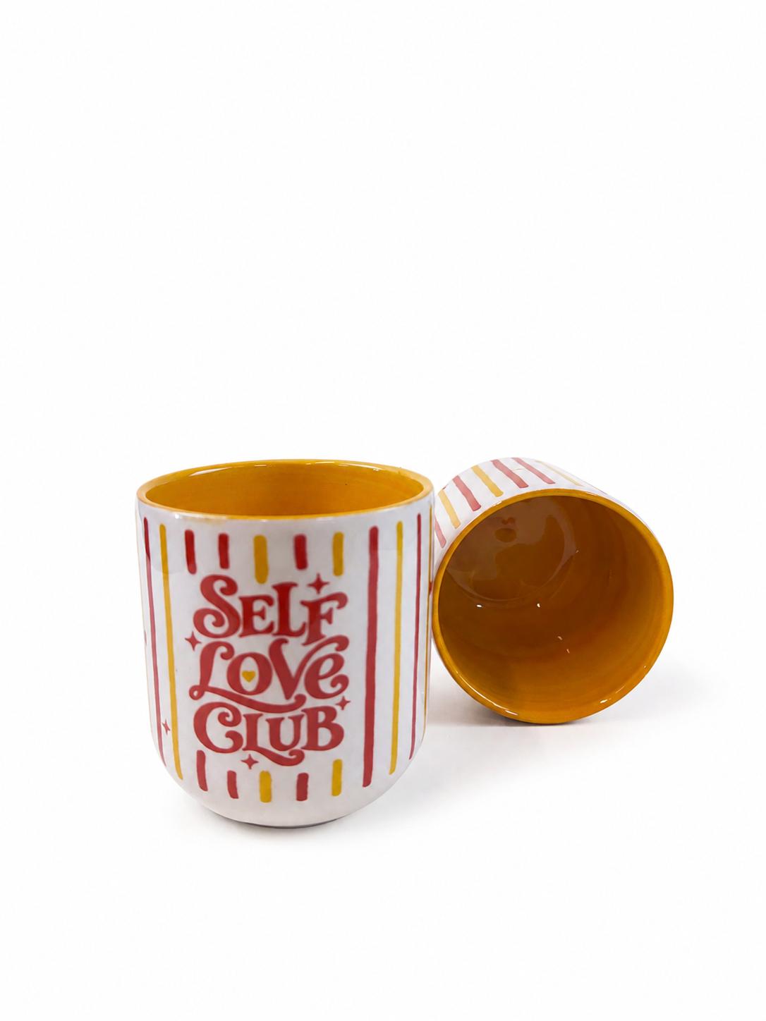 Self Love Club Kulpsuz Americano Fincanı (Seramik)