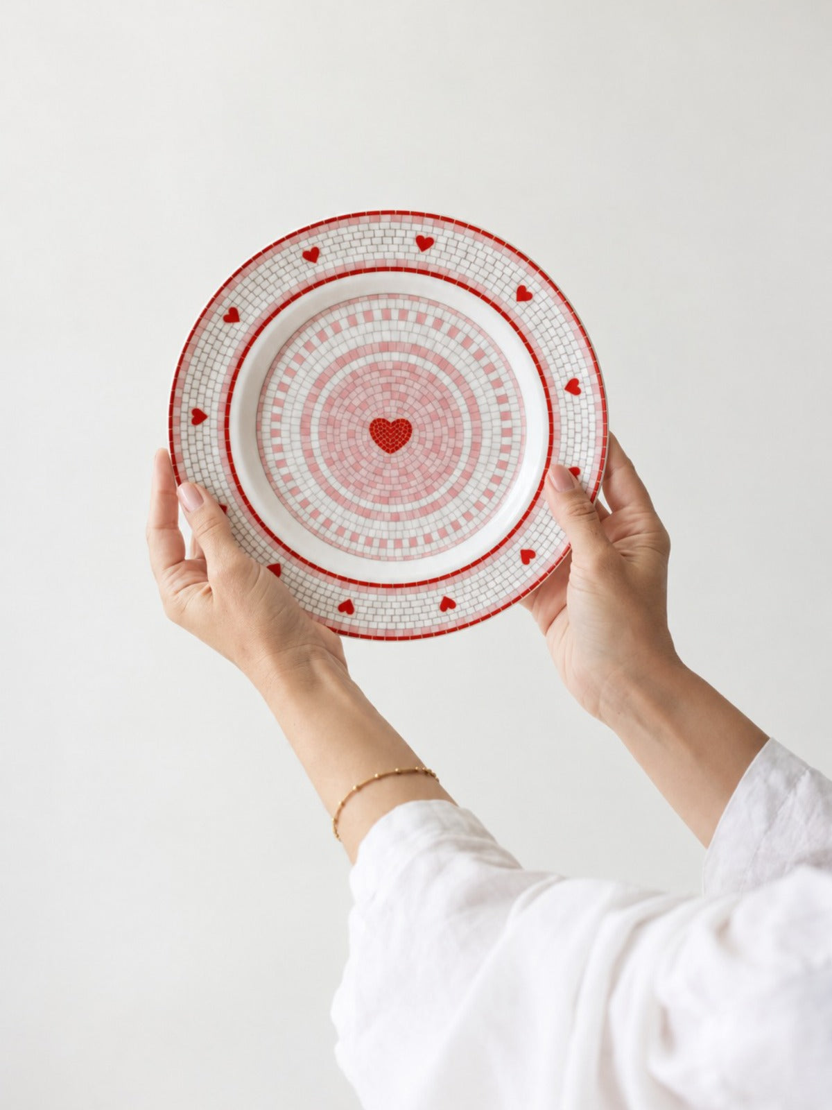 Amour 4'lü Porselen Pasta Tabağı Seti