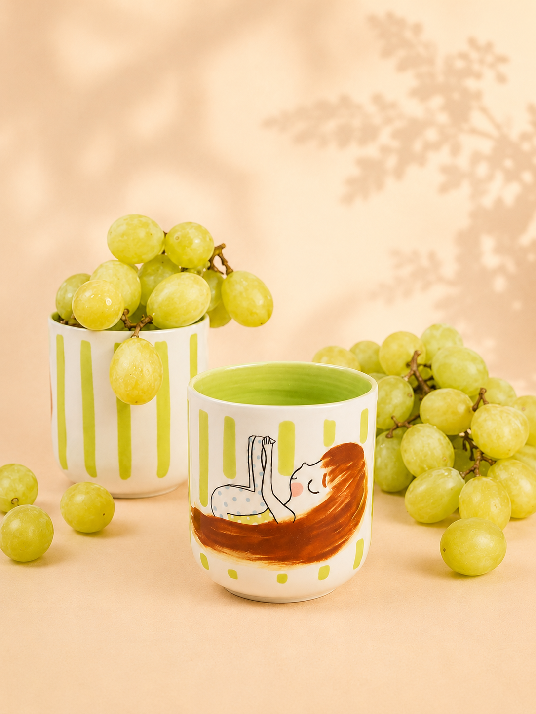 Cafe Joy Collection- BLOOM  Kulpsuz Amerikano Kahve Fincanı ( Seramik)