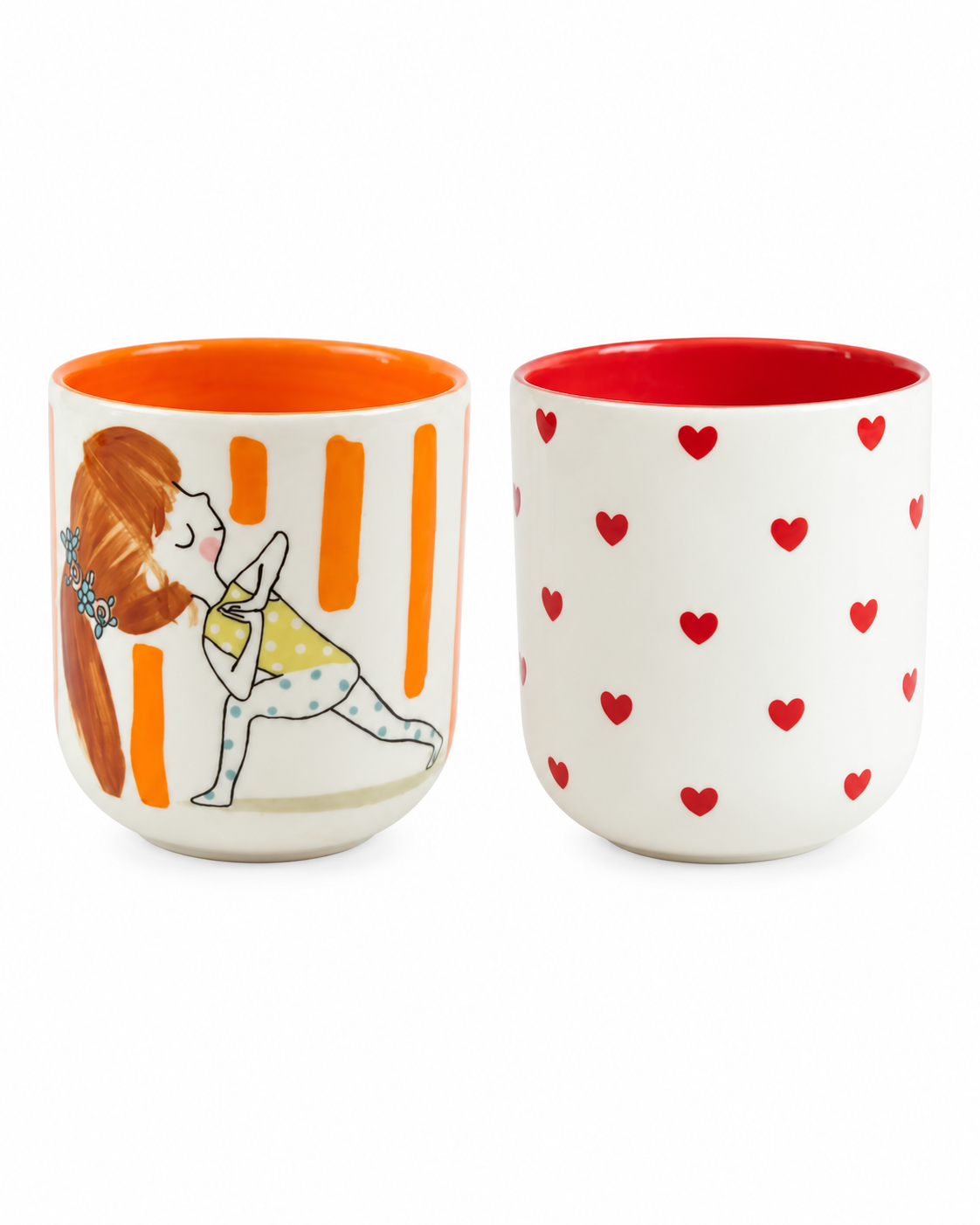 Glow & Love 2'li Kulpsuz Seramik Fincan Bundle
