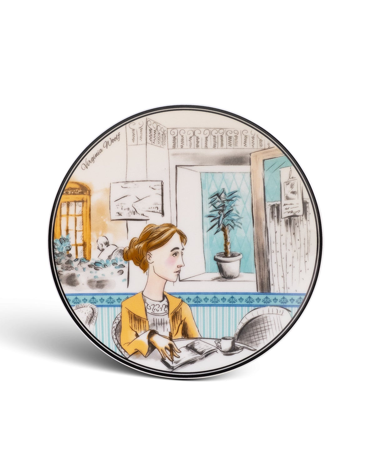 Virginia Woolf Porselen Pasta Tabağı